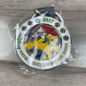 Disney RunDisney 2017 Medal  Virtual Running Shorts Series Pluto